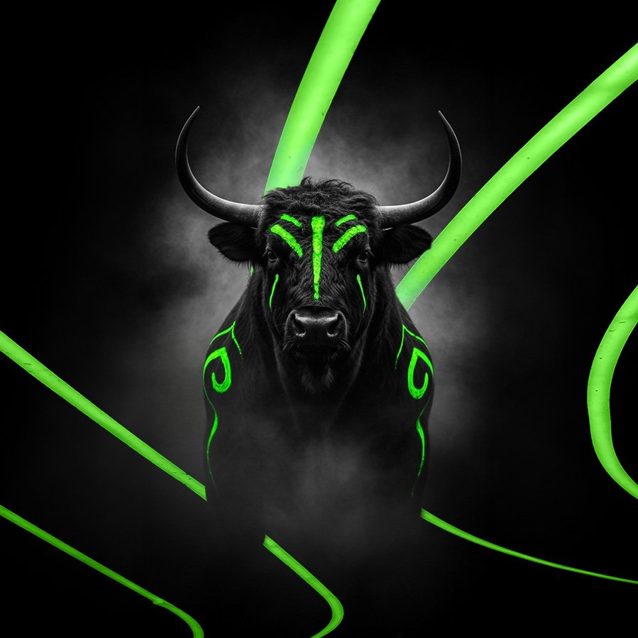 bison face